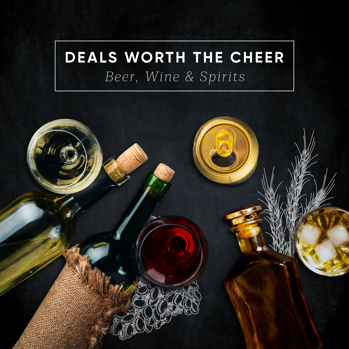 Beer, Wine & Spirits (1 – 30 Sep)
